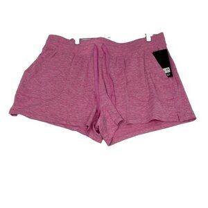 90 Degree By Reflex Women's Size 1X Lightweight Pink Shorts. Pockets,NEW